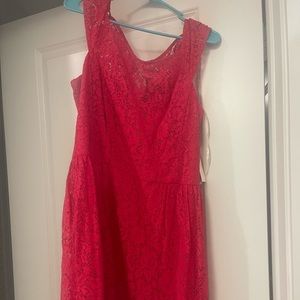 Jessica Simpson pink lace short dress size 12